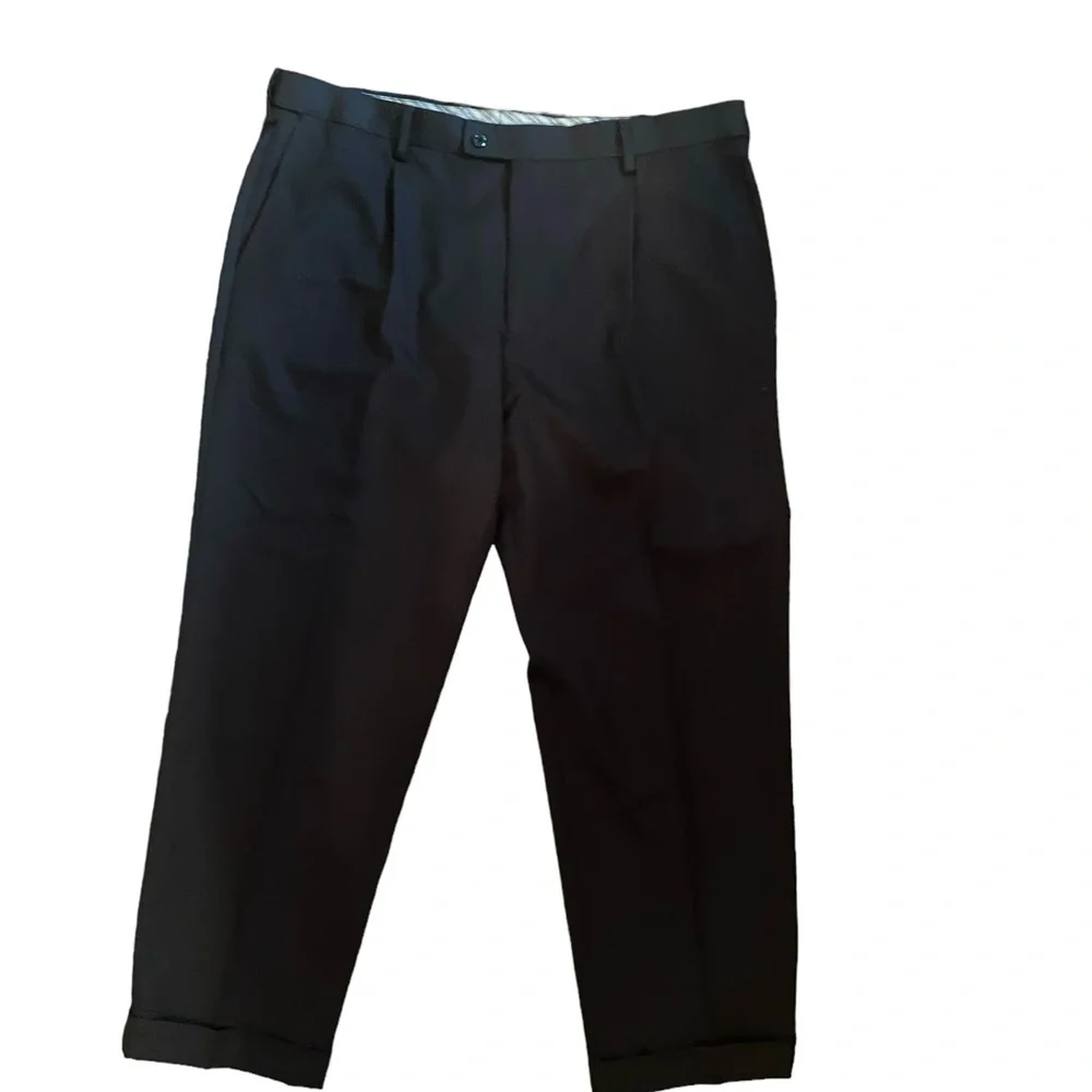 Men’s Black “Saddlebred” Slacks -Size 40W x‎ 29L